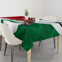 Jordan Independence Day Tablecloth Jordanie Folk Pattern Flag Style - Wonder Print Shop