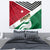 Jordan Independence Day Tapestry Jordanie Folk Pattern Flag Style - Wonder Print Shop