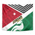Jordan Independence Day Tapestry Jordanie Folk Pattern Flag Style - Wonder Print Shop