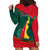 Cameroon Hoodie Dress Cameroun Coat Of Arms Mix African Pattern - Wonder Print Shop