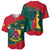 Personalised Cameroon Baseball Jersey Cameroun Coat Of Arms Mix African Pattern - Wonder Print Shop