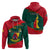 Personalised Cameroon Hoodie Cameroun Coat Of Arms Mix African Pattern - Wonder Print Shop