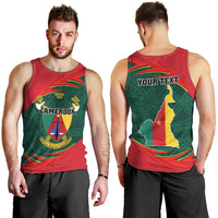 personalised-cameroon-men-tank-top-cameroun-coat-of-arms-mix-african-pattern