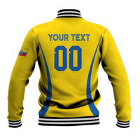 Custom Ecuador 2026 World Football Baseball Jacket La Tri Go Champion Yellow Edition