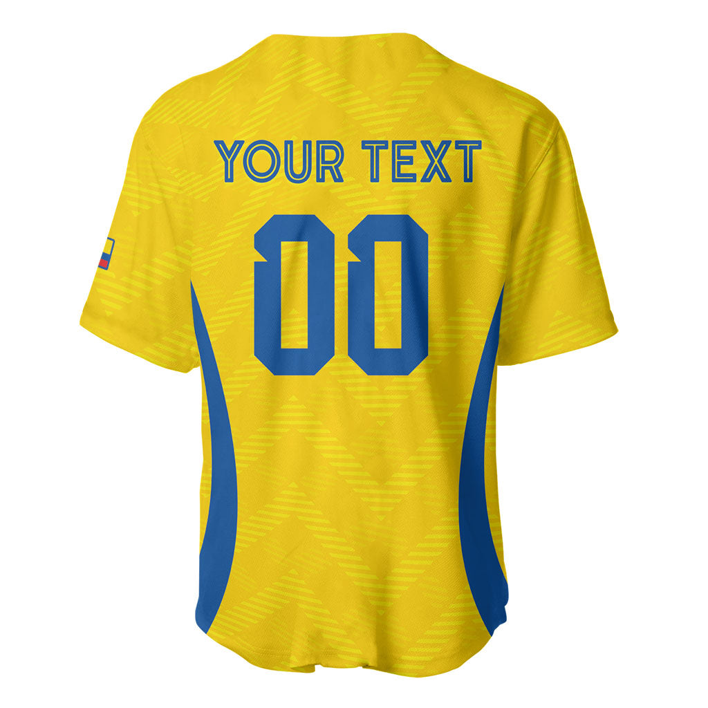 Custom Ecuador 2026 World Football Baseball Jersey La Tri Go Champion Yellow Edition