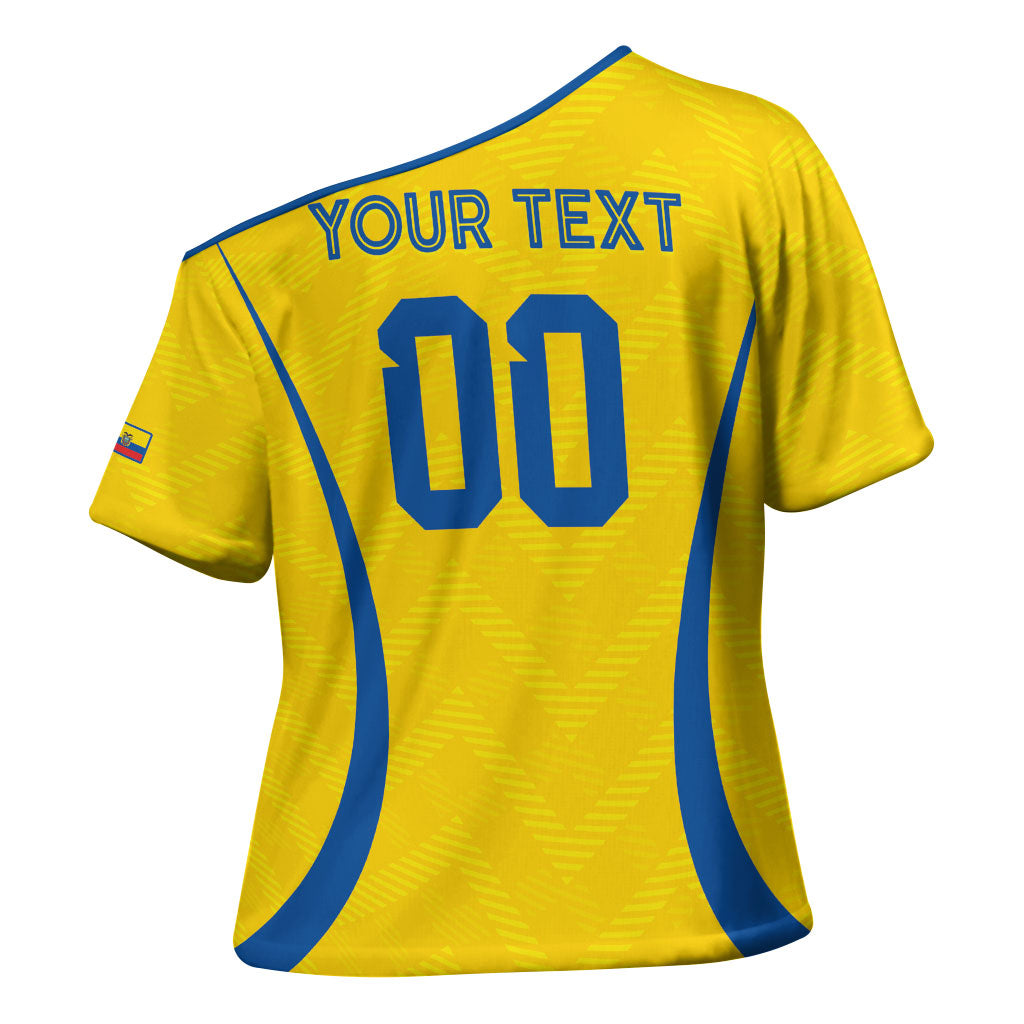 Custom Ecuador 2026 World Football Cross Shoulder Shirt La Tri Go Champion Yellow Edition