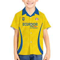 Custom Ecuador 2026 World Football Hawaiian Shirt La Tri Go Champion Yellow Edition
