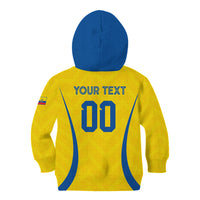 Custom Ecuador 2026 World Football Kid Hoodie La Tri Go Champion Yellow Edition