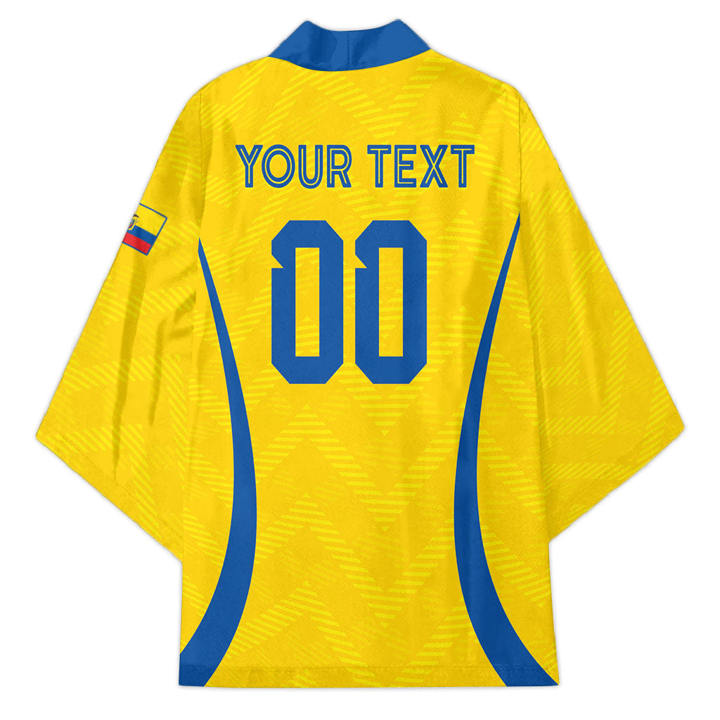Custom Ecuador 2026 World Football Kimono La Tri Go Champion Yellow Edition