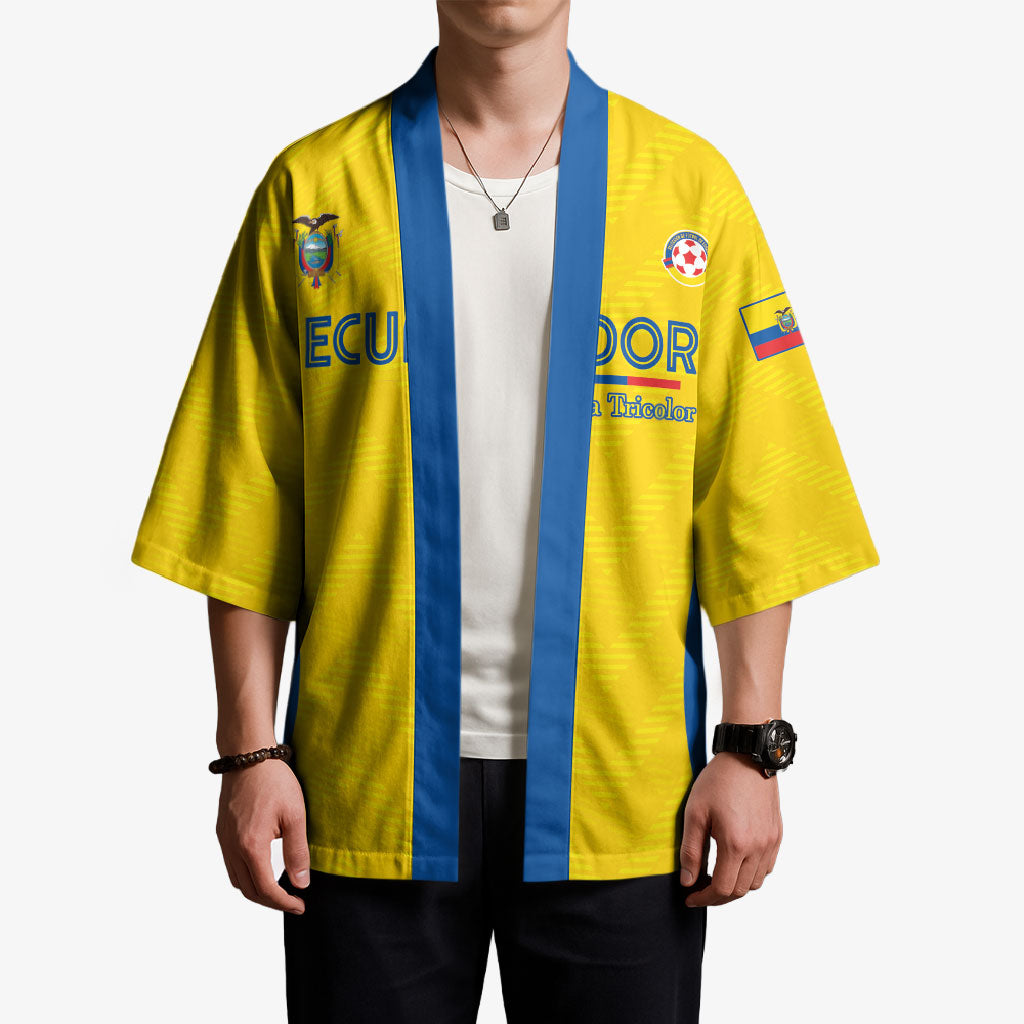 Custom Ecuador 2026 World Football Kimono La Tri Go Champion Yellow Edition