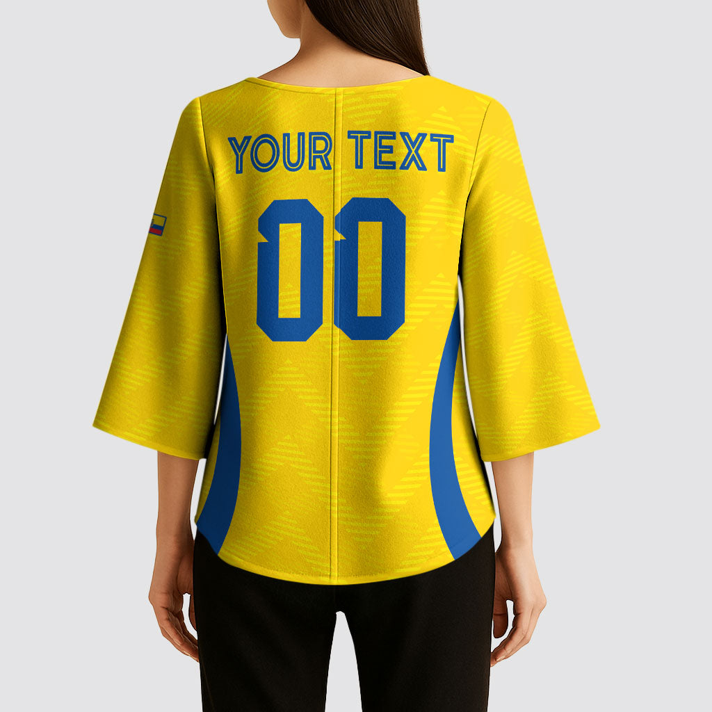 Custom Ecuador 2026 World Football Kimono Sleeve Blouse La Tri Go Champion Yellow Edition