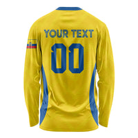 Custom Ecuador 2026 World Football Long Sleeve Shirt La Tri Go Champion Yellow Edition