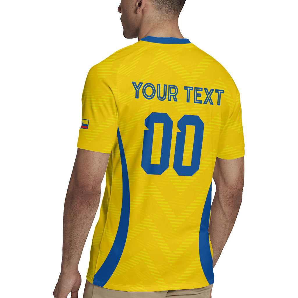 Custom Ecuador 2026 World Football Rugby Jersey La Tri Go Champion Yellow Edition