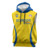 Custom Ecuador 2026 World Football Sleeveless Hoodie La Tri Go Champion Yellow Edition