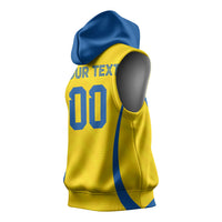 Custom Ecuador 2026 World Football Sleeveless Hoodie La Tri Go Champion Yellow Edition