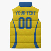 Custom Ecuador 2026 World Football Sleeveless Puffer Jacket La Tri Go Champion Yellow Edition