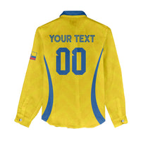 Custom Ecuador 2026 World Football Women Casual Shirt La Tri Go Champion Yellow Edition