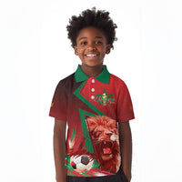 Custom Morocco 2026 World Football Kid Polo Shirt Together for One Goal Champions