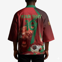 Custom Morocco 2026 World Football Kimono Together for One Goal Champions
