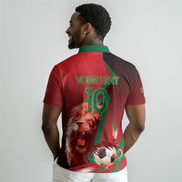 Custom Morocco 2026 World Football Polo Shirt Together for One Goal Champions LT01