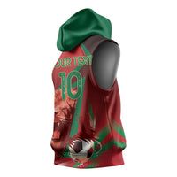 Custom Morocco 2026 World Football Sleeveless Hoodie Together for One Goal Champions