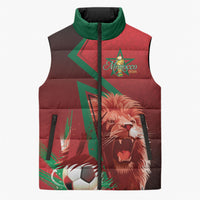 Custom Morocco 2026 World Football Sleeveless Puffer Jacket Together for One Goal Champions