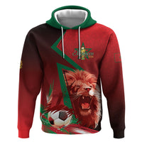 Custom Morocco 2026 World Football Zip Hoodie Together for One Goal Champions
