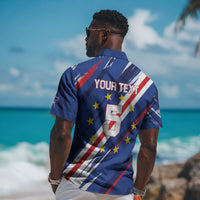 Custom World Football 2026 Cabo Verde Hawaiian Shirt Tubaroes Azuis Victory LT01