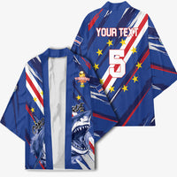 Custom World Football 2026 Cabo Verde Kimono Tubaroes Azuis Victory