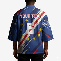 Custom World Football 2026 Cabo Verde Kimono Tubaroes Azuis Victory