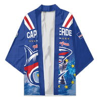 Custom Cape Verde Football 2026 Blue Shark Kimono Go Champions