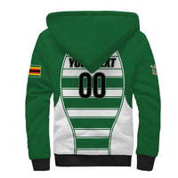 Custom Zimbabwe Rugby 3rd Africa Cup Sherpa Hoodie The Sables Back-to-Back Champions