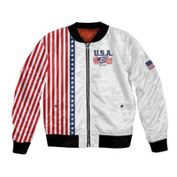 Personalized Soccer USA Est 1913 Bomber Jacket Patriotic United States