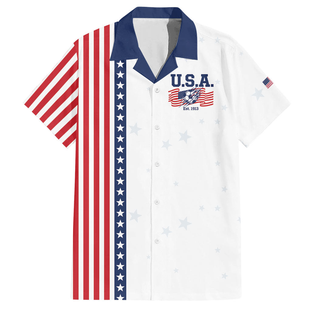 Personalized Soccer USA Est 1913 Hawaiian Shirt Patriotic United States