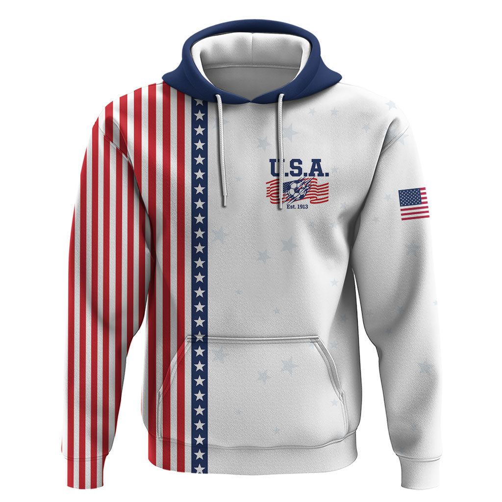Personalized Soccer USA Est 1913 Hoodie Patriotic United States