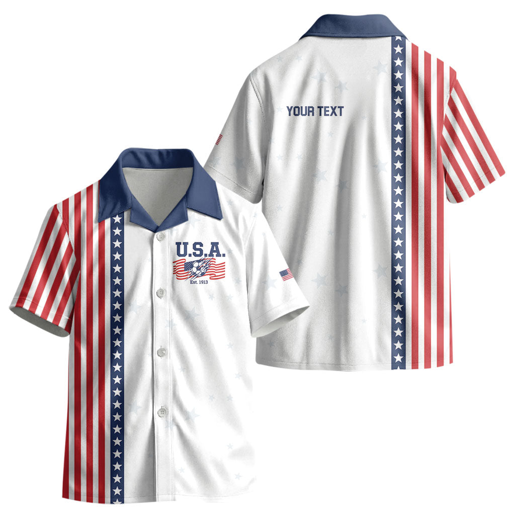 Personalized Soccer USA Est 1913 Kid Hawaiian Shirt Patriotic United States LT01