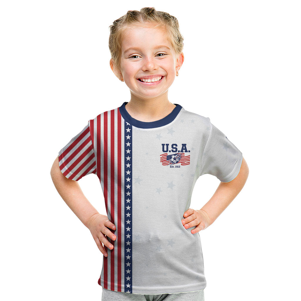 Personalized Soccer USA Est 1913 Kid T Shirt Patriotic United States