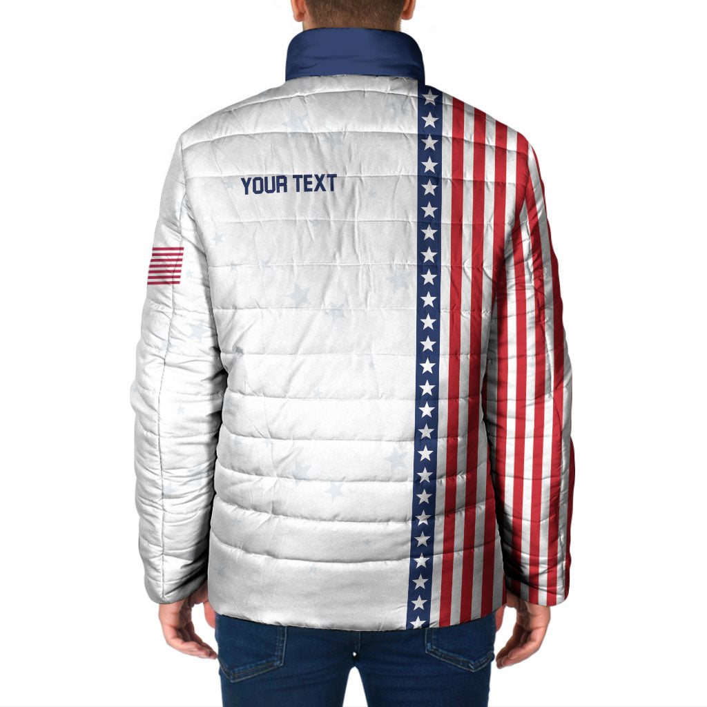 Personalized Soccer USA Est 1913 Padded Jacket Patriotic United States