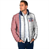 Personalized Soccer USA Est 1913 Padded Jacket Patriotic United States