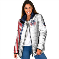 Personalized Soccer USA Est 1913 Padded Jacket Patriotic United States