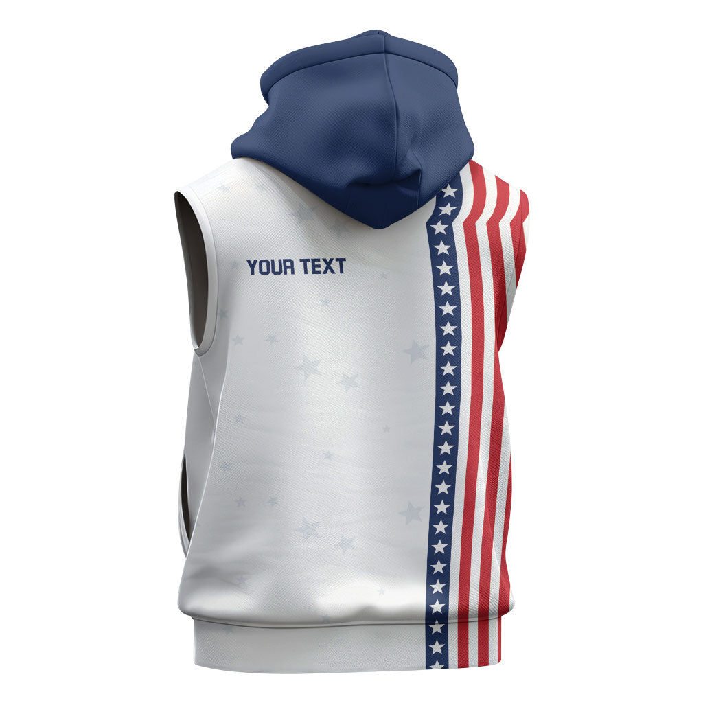 Personalized Soccer USA Est 1913 Sleeveless Hoodie Patriotic United States