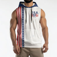 Personalized Soccer USA Est 1913 Sleeveless Hoodie Patriotic United States