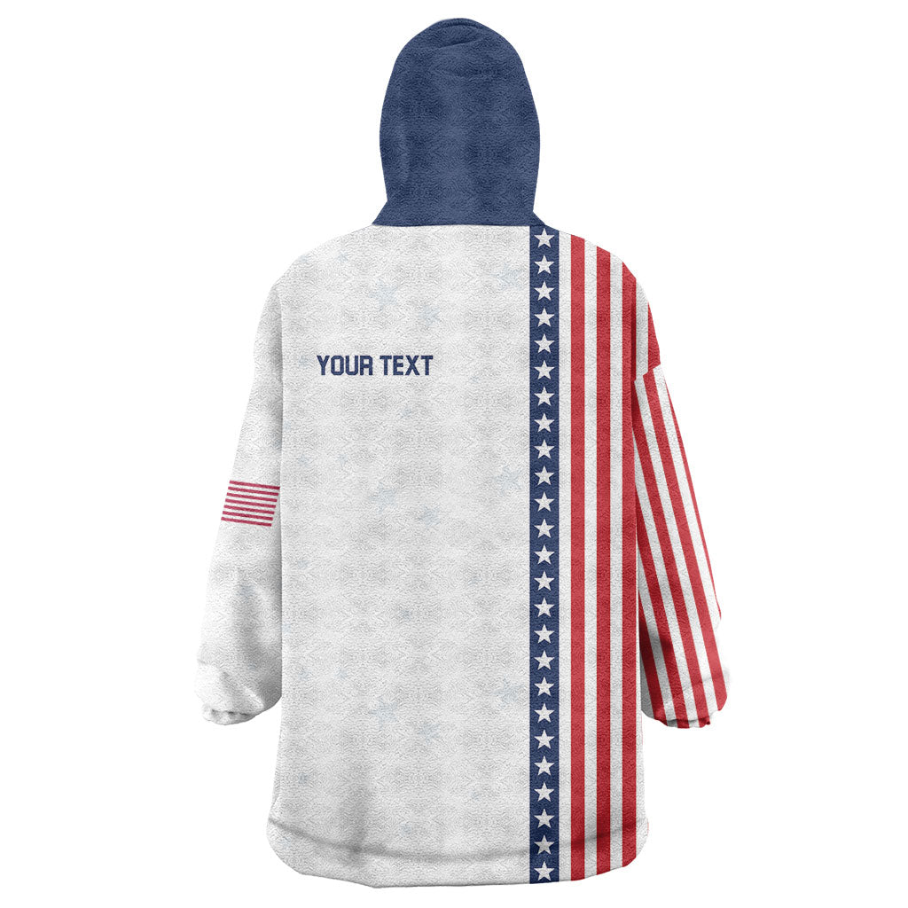 Personalized Soccer USA Est 1913 Wearable Blanket Hoodie Patriotic United States