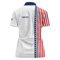 Personalized Soccer USA Est 1913 Women Polo Shirt Patriotic United States