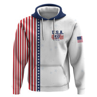 Personalized Soccer USA Est 1913 Zip Hoodie Patriotic United States