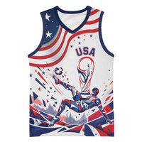 Personalized Soccer USA Basketball Jersey US Dynamic Stylized