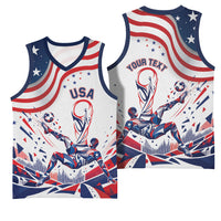 Personalized Soccer USA Basketball Jersey US Dynamic Stylized