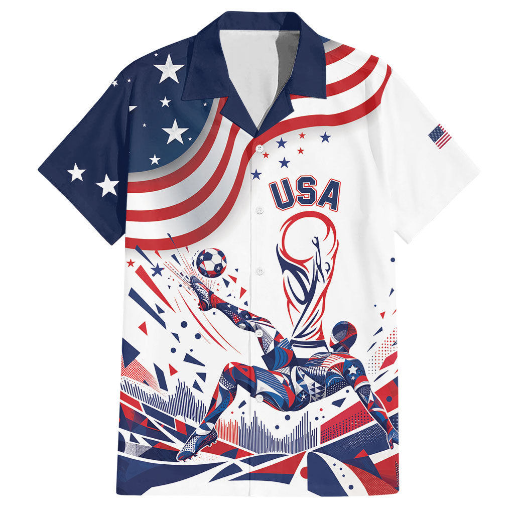 Personalized Soccer USA Hawaiian Shirt US Dynamic Stylized