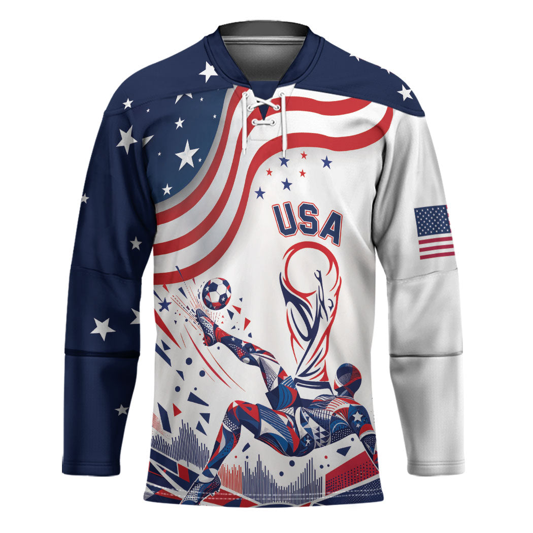 Personalized Soccer USA Hockey Jersey US Dynamic Stylized
