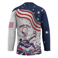 Personalized Soccer USA Hockey Jersey US Dynamic Stylized